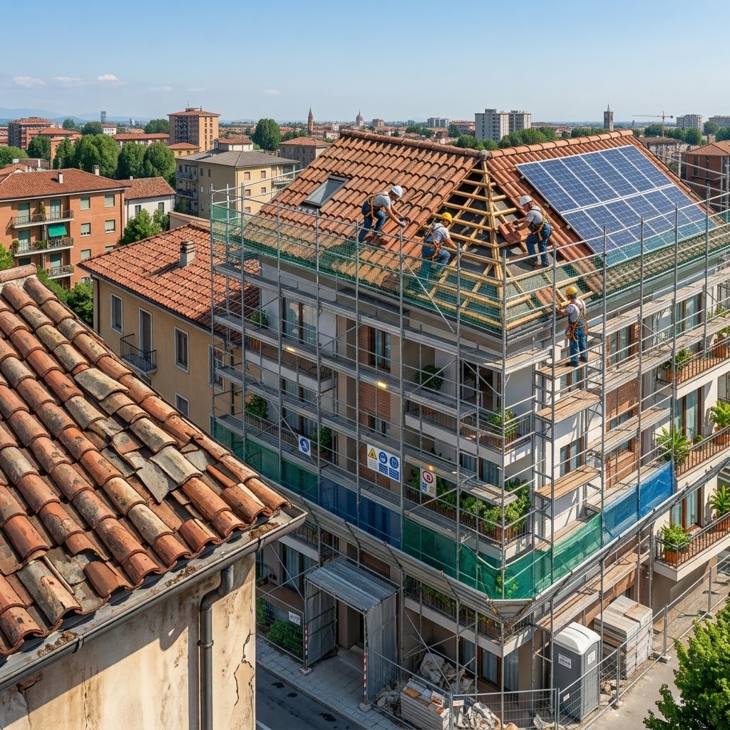 Rifacimento del tetto condominiale